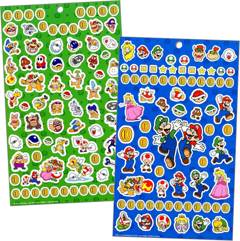 Super Mario Stickers Bundle: Includes Mario Stickers, Reward Stickers, and More for Kids