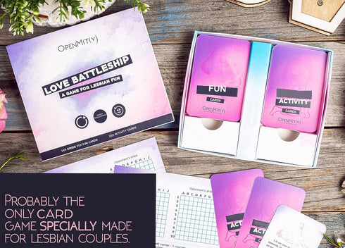OpenMity Love Battleship Game for Lesbian Couples - Fun Date Night Ideas