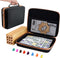 Bucher&Rossini Dominoes Set Double 12 with 4 Racks for Adults Kids, Mexican