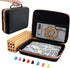 Bucher&Rossini Dominoes Set Double 12 with 4 Racks for Adults Kids, Mexican
