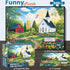 Nitktaia 300 8-10 10-12,Challenging Nights,20.5 15 Piece Puzzles for Adults,Holy Little White Chapel Puzzle for Adults