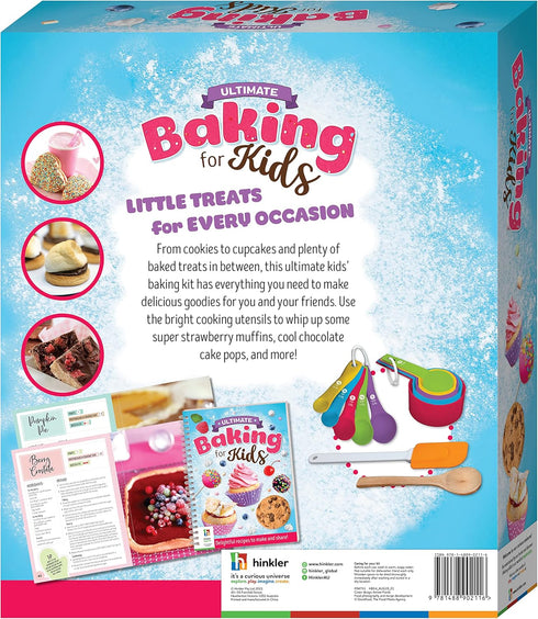 Hinkler Ultimate Baking for Kids Kit - Cookbooks and Baking Utensils for Children Aged 8 to 12