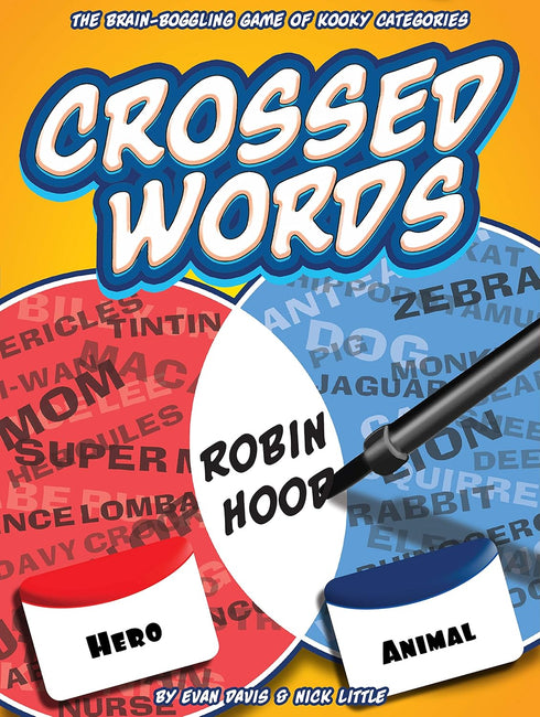 Indie Boards and Cards Crossed Words - Fun Word Game for Family and Friends.