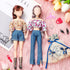 Geyoga 3 Set 12 Pcs Doll Clothes and Accessories for 12 Inch Dolls, Summer Casual Wear Outfits