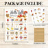 Fall Bingo Game Cards, Autumn Bingo Games for Adults, Fall Harvest Bingo Cards Supplies, Thanksgiving Party Birthday Party Bingo Decor Favors, Card Gifts for Friends Family Holiday, 02