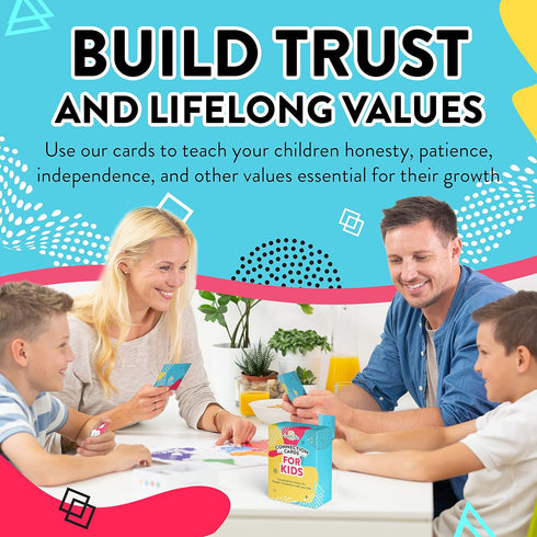 CreateFun Summer Fun Activities for Kids, 101 Playful Conversation Cards for Ages 3+ to Build Confidence