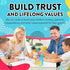 CreateFun Summer Fun Activities for Kids, 101 Playful Conversation Cards for Ages 3+ to Build Confidence