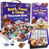 (250 Set) DANCING BEAR Rock, Mineral & Geodes Treasure Hunt Activity Kit Pc Real Shark Teeth Fossils, ID Sheet & Rock