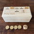 Penny Game - Fun Board Game Works with Coins, Get Rid of Coins to Win, for 2+ Players