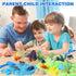 2.2lbs Set 35pcs 3+ Billeeit Animal Sensory Bin Sand Toy, Play Sand Kit w/lid and Moldable Sensory Sand, Molds, Tools
