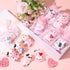 50 Sets Set Jenaai Cute Rubber Cow Gifts Include Squeak Floating Cows Moo Moo Cards Organza Bags Rubber Animal Figures