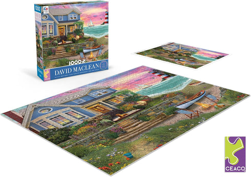 Ceaco - David MacLean - Heart Beach - 1000 Piece Jigsaw Puzzle