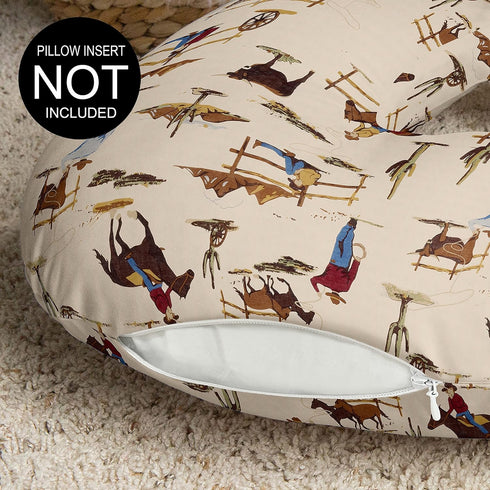 Country Sweet Jojo Designs Wild West Cowboy Nursing Pillow Cover Breastfeeding Pillowcase for Newborn Infant Bottle