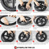 Premium 12.5'' x 1.75/2.25 Explosion Proof Front Inner Tire Tube for BOB Revolution Strollers, 2 Pack, Steerling Tire