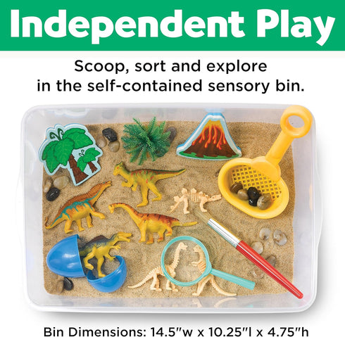 Creativity for Kids Sensory Bin: Dinosaur Dig - Dinosaur Toys for Kids Ages 3-5+, Preschool Learning Activities