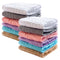 SWEET DOLPHIN 12 Pack Baby Muslin Washcloths - Soft Face Cloths for
