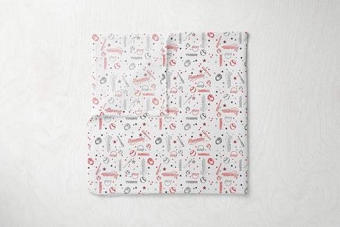 4 Pack 45 45 inches Bacati - Sports Baby Swaddle Blankets Boys Swaddle Wrap Soft Breathable Cotton Muslin Swaddle