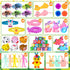 OCTERIC 360 Set 120 240 Pcs Prefilled Easter Egg Toys Include Pastel Color Plastic Eggs Filled with Assorted Mini