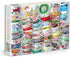 Galison Teacups Julie Seabrook Ream 1000 Piece Puzzle, Vibrant Teacups Design