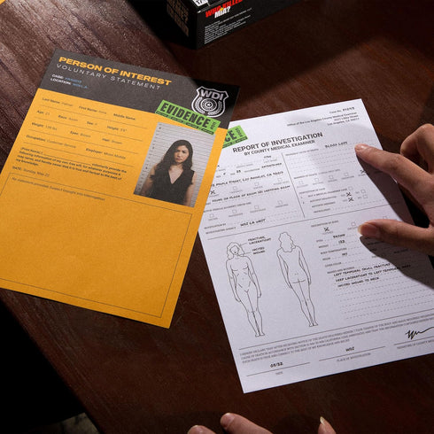 WHAT DO YOU MEME? Who Killed Mia — Modern Murder Mystery Game for True Crime Fans