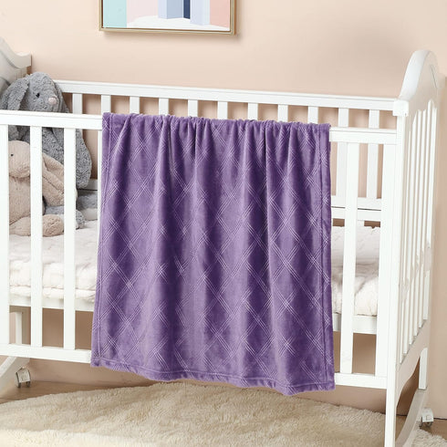 CREVENT Super Soft Cozy Lightweight Fleece Baby Blankets | 30"X40" for Boys & Girls | All Seasons