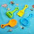 8 Summer Skylety Pieces Sand Shovels for Kids Colorful Plastic Rake Beach Sand Sifter Shovel for Planting Digging