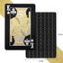 MageJoy 10 Pack Playing Cards - Black Gold HD Waterproof Plastic Standard Quality Poker Cards Games for Party Family