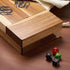 Wooden Magnetic Dice Tower with Dice Tray for Dungeons and Dragons - Portable Dice Roller Tower for Tabletop RPG Games