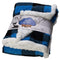 Ultra Soft Sherpa Fleece Plaid Baby Blanket, Cozy Plush Throw Blanket for Kids, Reversible Plaid, Washable
