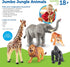 Learning Resources Jumbo Jungle Animals - 5 Pieces, Ages 18 months+