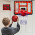 Kids Basketball Hoop Adjustable Height 3.5FT-6.2FT, Indoor & Outdoor with Scoreboard & LED for Ages 3-8