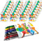 ArtCreativity Bulk Crayon Packs, 24 Sets of 8 Packs of Crayons (192