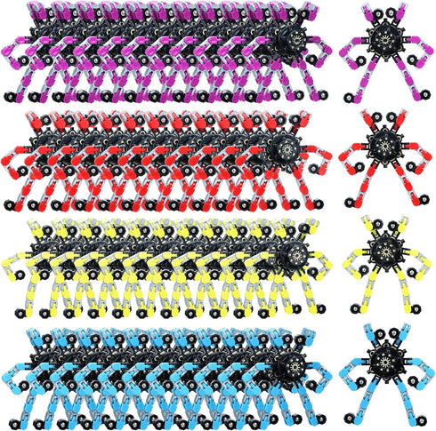 32 Pack Transformable Fidget Spinner Toys for Kids and Adults, Funny Stress