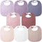Bearmoss Baby Bibs for Drooling and teething 100% Cotton Muslin Bibs for
