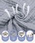 TRYISDICDVC 3-Pack 100% Hooded Baby Towels for Newborn Cotton Soft Babies Blanket Toddler and Kids Bath Towel Baby