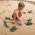 Army Toys Military Soldier Action Figures Set with Green Army Men, Rowboats, Motorcycles, and Accessories for Boys