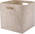 Parker Baby Felt Foldable Storage Cube Bin, 11 Inch Nursery Cubby Storage Bin for Closet Organizers and Toy Storage -