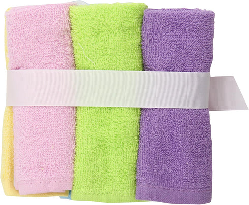 Ultra Soft Pink Cotton Washcloths for Babies - One Size