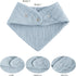 Konssy 10 Pack Muslin Baby Bibs, 100% Cotton Bandana Drool Bibs for Unisex Boys Girls