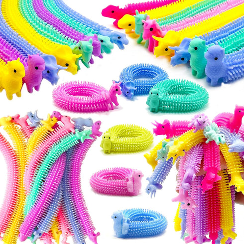 YZXODN 30 Pack Stretchy Strings Fidget Toys, Sensory Toys Bulk for Kids,