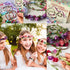 Hapinest Make Your Own Flower Crowns and Bracelets Craft Kit for Girls, Gifts Ages 6-10 Years Old and Up