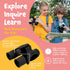 Think Peak Black Binoculars - Science Toy for Kids Ages 4-8, Compact Outdoor Adventure & STEM Educational Gift