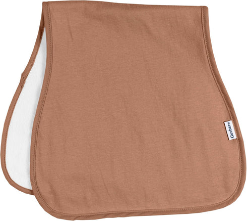 5-Pack, 10.5" 21" Gerber Baby Unisex Burp Cloths Rust Tan, Size x