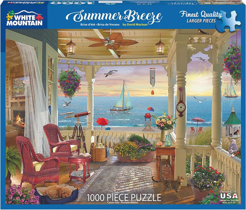 Summer Breeze Jigsaw Puzzle - 1000 Pieces by White Mountain Puzzles