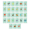 Spanish Alphabet Wall Cards 5x7, Blue Nature, Kid's Room Decor, Nursery Art, Gender Neutral