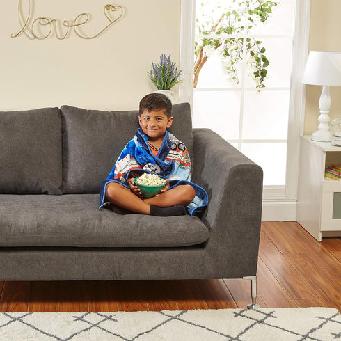 30" 40" EVERYDAY KIDS Toddler Throw Blanket - by - Fire and Police Rescue - Super Soft, Plush, Warm and Comfortable