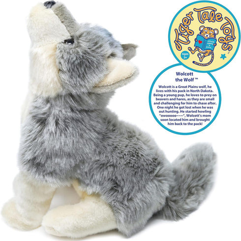 VIAHART Wolcott The Wolf | 11 Inch Stuffed Animal Plush by TigerHart Toys