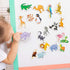 ZOO Animal Magnets for Kids - Large Fridge Magnets for Toddlers - Educational Magnetic Toys for 3 Year Olds - Jungle