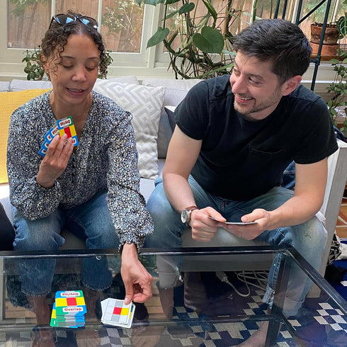Overlap - Mensa Award Winning Strategy Card Game for 2 to 8 Players - Deceptively Simple Fun