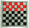 Lulu Home Jumbo Checkers, Giant 3-in-1 Checkers Game Rug Board Game Set for 2 Players